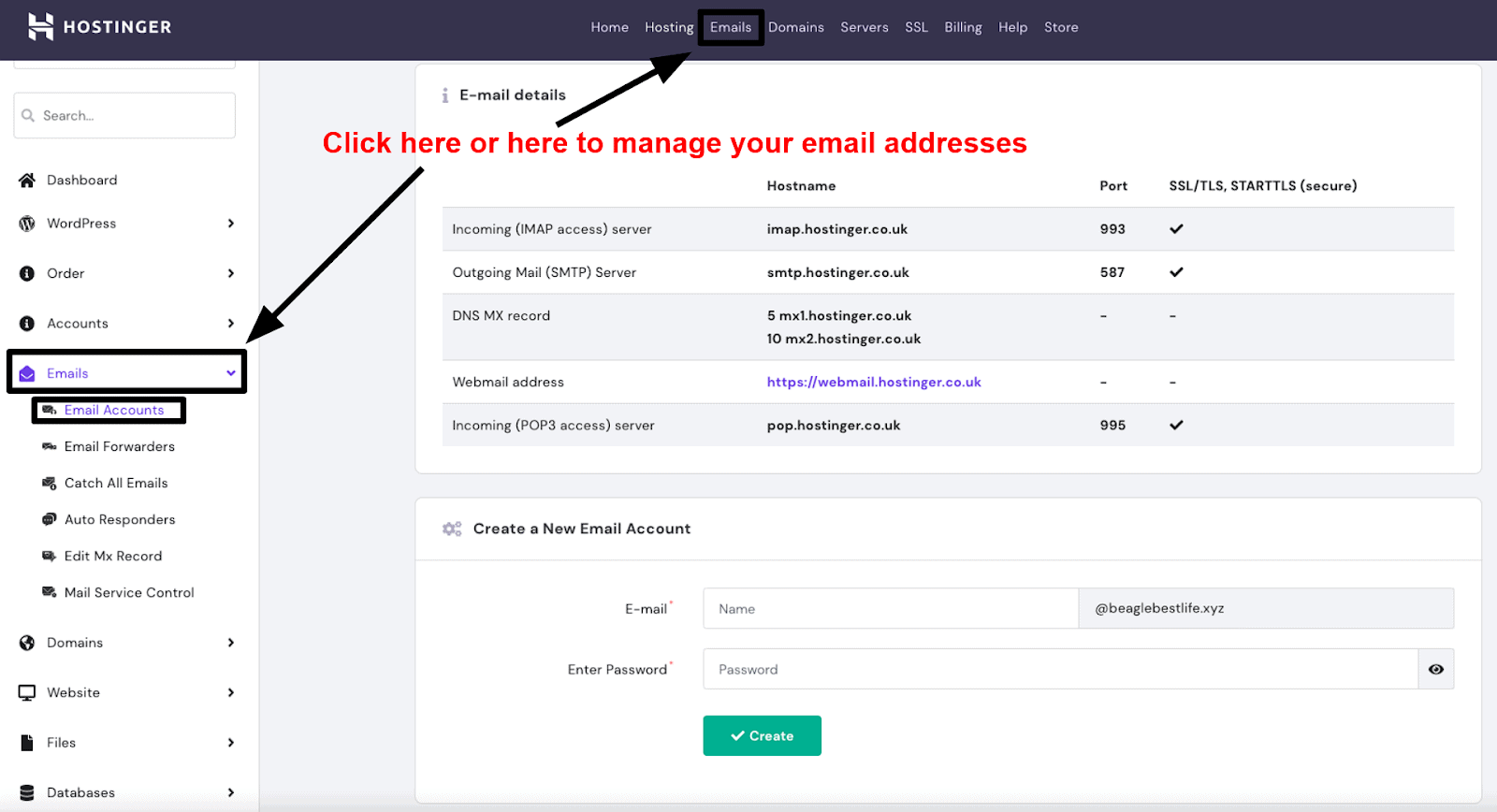Email Account Management