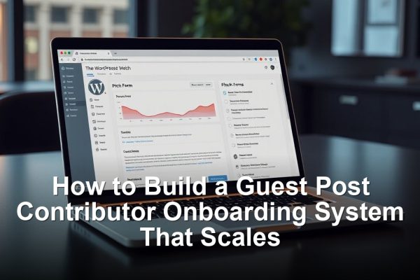 How to Build a Guest Post Contributor Onboarding System That Scales